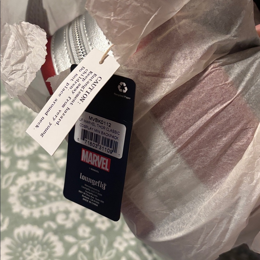Loungefly Marvel Classic Thor Cosplay Mini Backpack - Picture 8 of 10